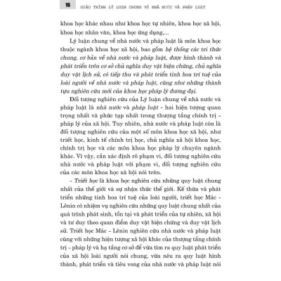 Giáo trình lý luận chung về nhà nước và pháp luật (Dành cho đào tạo đại học, sau đại học và trên đại học ngành luật) xuất bản lần thứ tư, có chỉnh sửa, bổ sung - bản in 2024