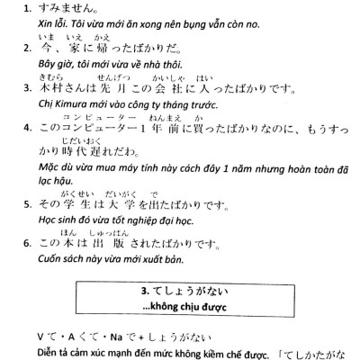 Ngữ Pháp Tiếng Nhật Căn Bản N3