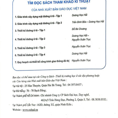 Thiết kế đường ô tô, tập 4