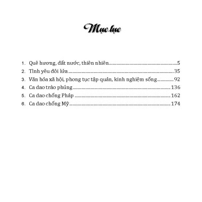 Ca Dao Việt Nam Tuyển Chọn 