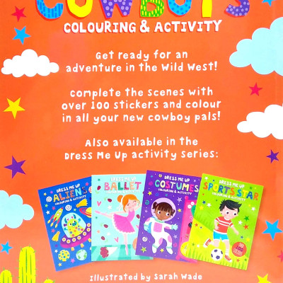 Dress Me Up: Cowboys - Colouring & Activity