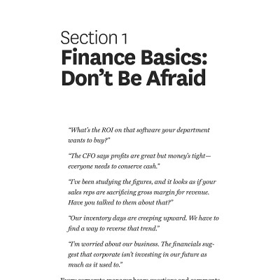 Harvard Business Review Guide To Finance Basics For Managers