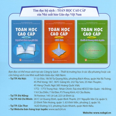 Toán Học Cao Cấp - Tập 1: Đại Số Và Hình Học Giải Tích