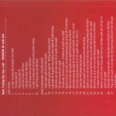 Giáo Trình Luật Tố Tụng Hành Chính Việt Nam - GS. TS. Phạm Hồng Thái, PGS.TS. Bùi Tiến Đạt (Đồng chủ biên) - Tái bản lần thứ nhất - (Bìa mềm)