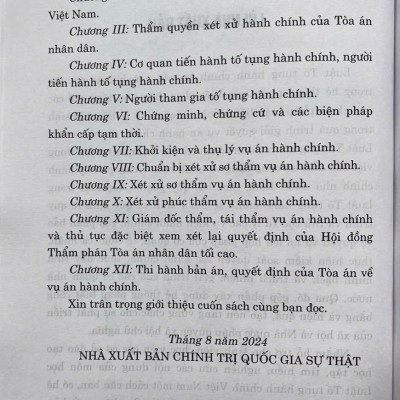 Hướng Dẫn Môn Học Luật Tố Tụng Hành Chính Việt Nam 