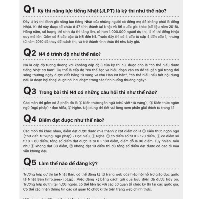 Kỳ Thi Năng Lực Nhật Ngữ N4 - Bộ Đề Luyện Thi (3 Bộ Đề)