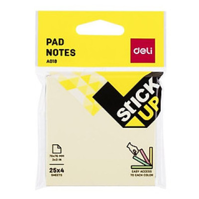 Giấy Nhắn 3X3 (1 Tệp 4 Màu) A01802