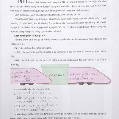 Nhớ Từ Vựng Tiếng Nhật Nhanh Như Shinkansen - Trình Độ N5