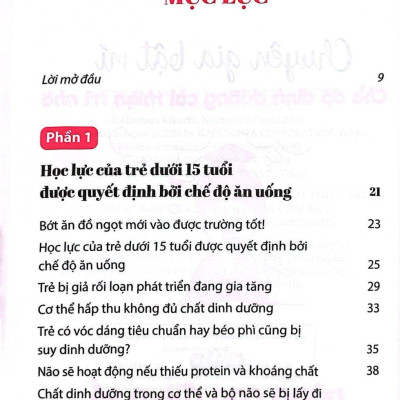 Sách - Chuyên Gia Bật Mí - Chế Độ Dinh Dưỡng Cải Thiện Trí Nhớ Giúp Nâng Cao Điểm Số Của Con Bạn
