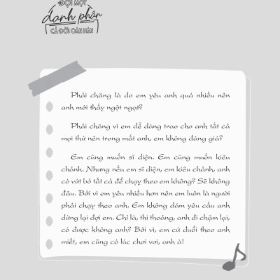 Đợi Một Danh Phận, Cả Đời Oán Hận