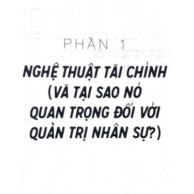 Trí Tuệ Tài Chính Dành Cho Nhà Quản Lý Nhân Sự