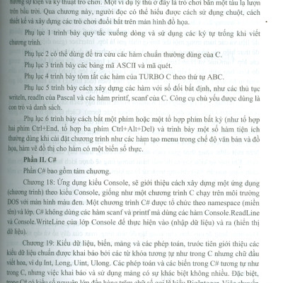 Kỹ Thuật Lập Trình C và C# Từ Cơ Bản Đến Nâng Cao - GS. Phạm Văn Ất