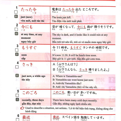 1500 Từ Vựng Cần Thiết Cho Kỳ Thi Năng Lực Nhật Ngữ N4