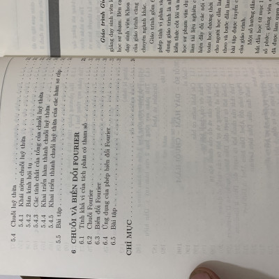 Giáo trình giải tích thực một biến