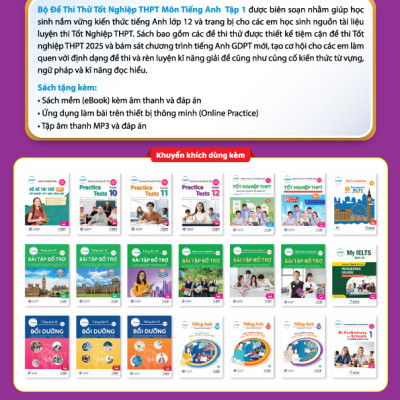 Bộ đề thi thử Tốt nghiệp THPT môn tiếng Anh 2025 - Tập 1