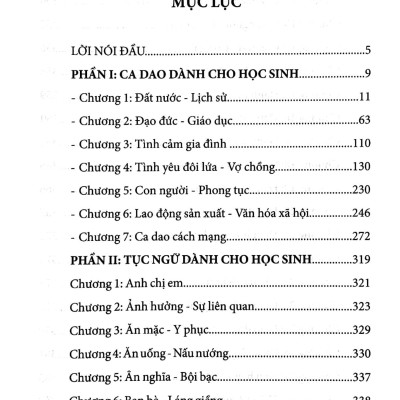 Ca Dao Tục Ngữ Dành Cho Học Sinh (Tái Bản 2022)