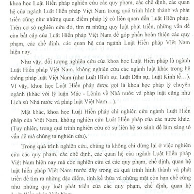 Giáo Trình Luật Hiến Pháp Việt Nam (Dùng Trong Các Trường Đại Học Chuyên Ngành Luật, An Ninh)