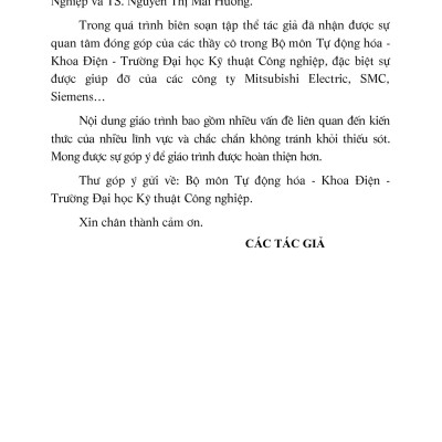 Giáo Trình Tự Động Hóa Truyền Động Khí Nén