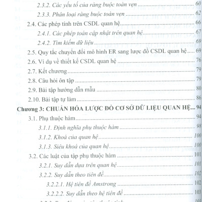 Giáo Trình Cơ Sở Dữ Liệu Quan Hệ - Lý Thuyết Và Áp Dụng 