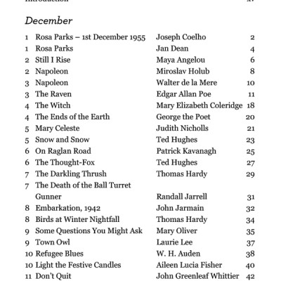 A Poem For Every Winter Day