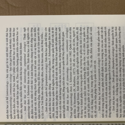 Giáo trình sinh thái học và môi trường