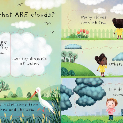 Sách tương tác tiếng Anh- Lift-the-flap Very First Questions and Answers What are clouds?
