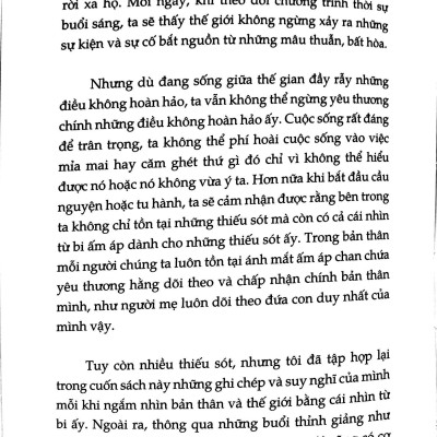 Sách - Yêu Những Điều Không Hoàn Hảo