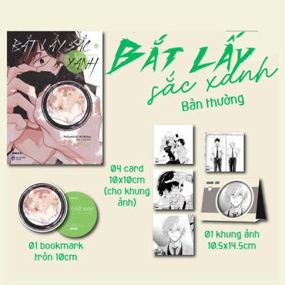 Kimidori - Bắt Lấy Sắc Xanh - Tặng Kèm 1 Bookmark Tròn + 1 Khung Ảnh Giấy + 4 Card Trưng Bày