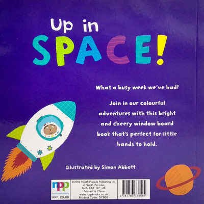 Die-cut Book - Up In Space!