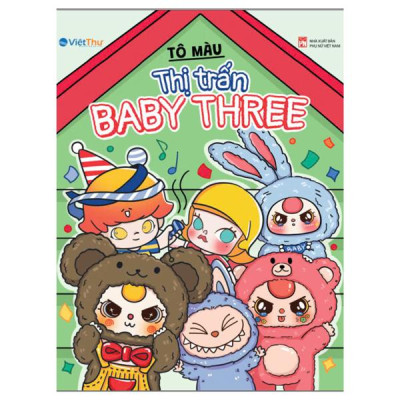 Sách - BabyThree Sách Tô Màu Thị Trấn