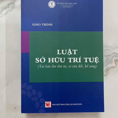 Sách - Giáo trình luật sở hữu trí tuệ (tái bản lần thứ ba, có sửa đổi, bổ sung -2025)