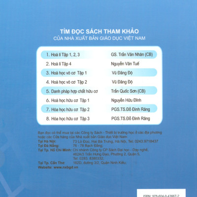 Hoá Học Hữu Cơ, Tập 1 (Tái bản) - Đặng Như Tại, Ngô Thị Thuận