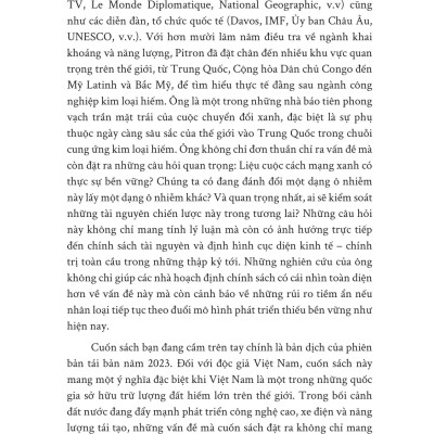 Sách - Cuộc Chiến Kim Loại Hiếm - Mặt Tối Của Chuyển Đổi Số Và Năng Lượng Sạch