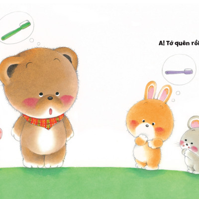 Tủ Sách Ehon Cho Bé - Đánh Răng - Bìa Cứng