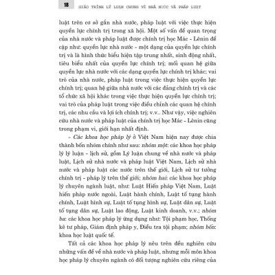 Giáo trình lý luận chung về nhà nước và pháp luật (Dành cho đào tạo đại học, sau đại học và trên đại học ngành luật) xuất bản lần thứ tư, có chỉnh sửa, bổ sung - bản in 2024