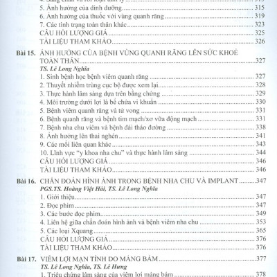 Lâm Sàng Bệnh Quanh Răng Và Implant Nha Khoa - Tập 1 (Sách Dùng Cho Sinh Viên Răng Hàm Mặt)