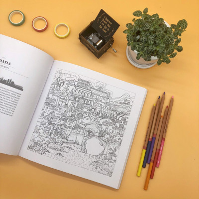 Magnificent Europe Coloring Book