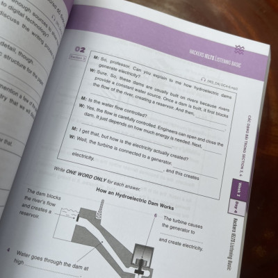 Combo 4 cuốn HACKERS IELTS BASIC - Bộ sách luyện thi IELTS dành cho người mới bắt đầu có kèm giải thích đáp án chi tiết  (Listening - Reading - Speaking – Writing) – Alphabooks – NXB Thế Giới (bìa mềm)
