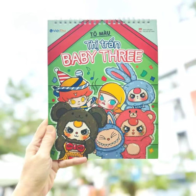 Sách - BabyThree Sách Tô Màu Thị Trấn