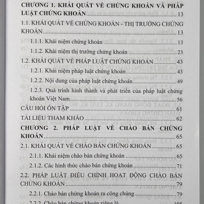 Sách - Giáo Trình Luật Chứng Khoán - Học Viện Ngân Hàng
