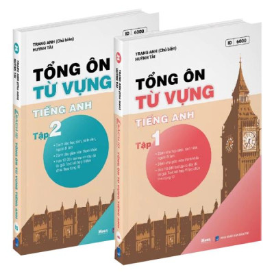 Sách - Bộ Sách Tổng Ôn Từ Vựng Tiếng Anh Tập 1+2 (Bộ 2 Cuốn)
