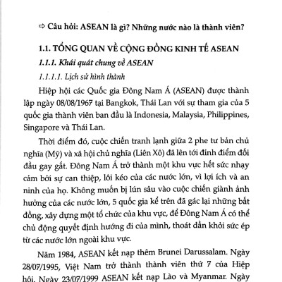 Kinh Tế Các Quốc Gia Khu Vực Asean