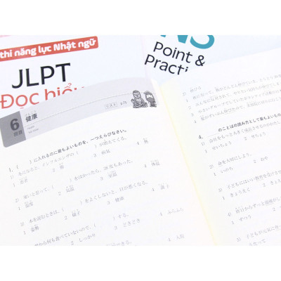 Kỳ thi năng lực Nhật ngữ: Point & Practice N3 - Chữ viết Từ vựng