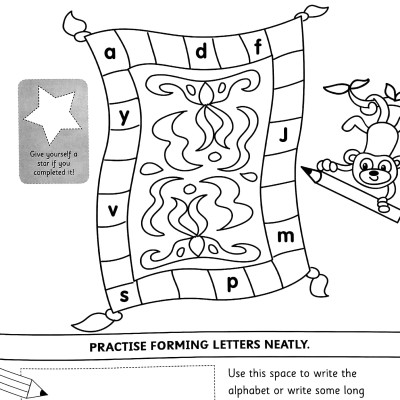 Spelling With Gold Stars And Pull Out Poster