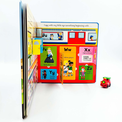 My First London Alphabet - SÁCH TƯƠNG TÁC LẬT MỞ HỌC BẢNG CHỮ CÁI