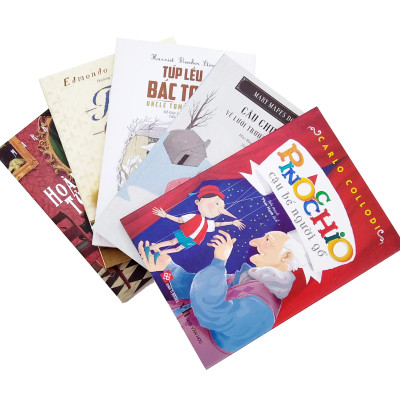 Bộ Sách Các Tác Phẩm Văn Học Kinh Điển Hay Nhất Dành Cho Thiếu Nhi - Những Tâm Hồn Cao Thượng (Bộ 5 Cuốn)