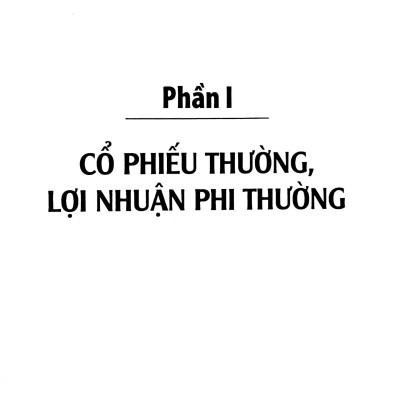 Cổ Phiếu Thường, Lợi Nhuận Phi Thường (Tái Bản)