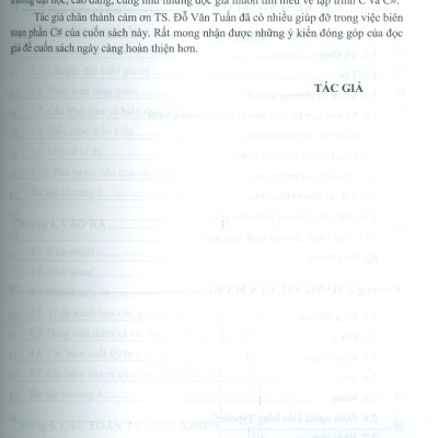 Kỹ Thuật Lập Trình C và C# Từ Cơ Bản Đến Nâng Cao - GS. Phạm Văn Ất