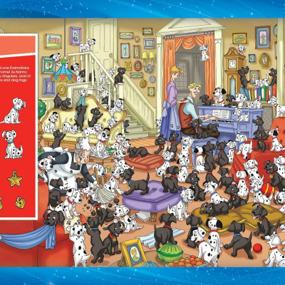 Sách ngoại văn: Look And Find Sticker Book Disney Pixar Movie Adventures