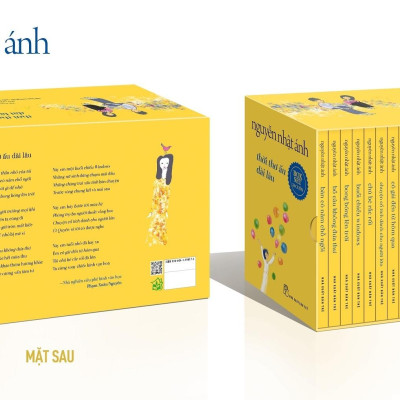 Sách - Thời Thơ Ấu Dài Lâu - Nguyễn Nhật Ánh - Boxset 24 Cuốn - Phiên Bản Vàng Ấm Áp